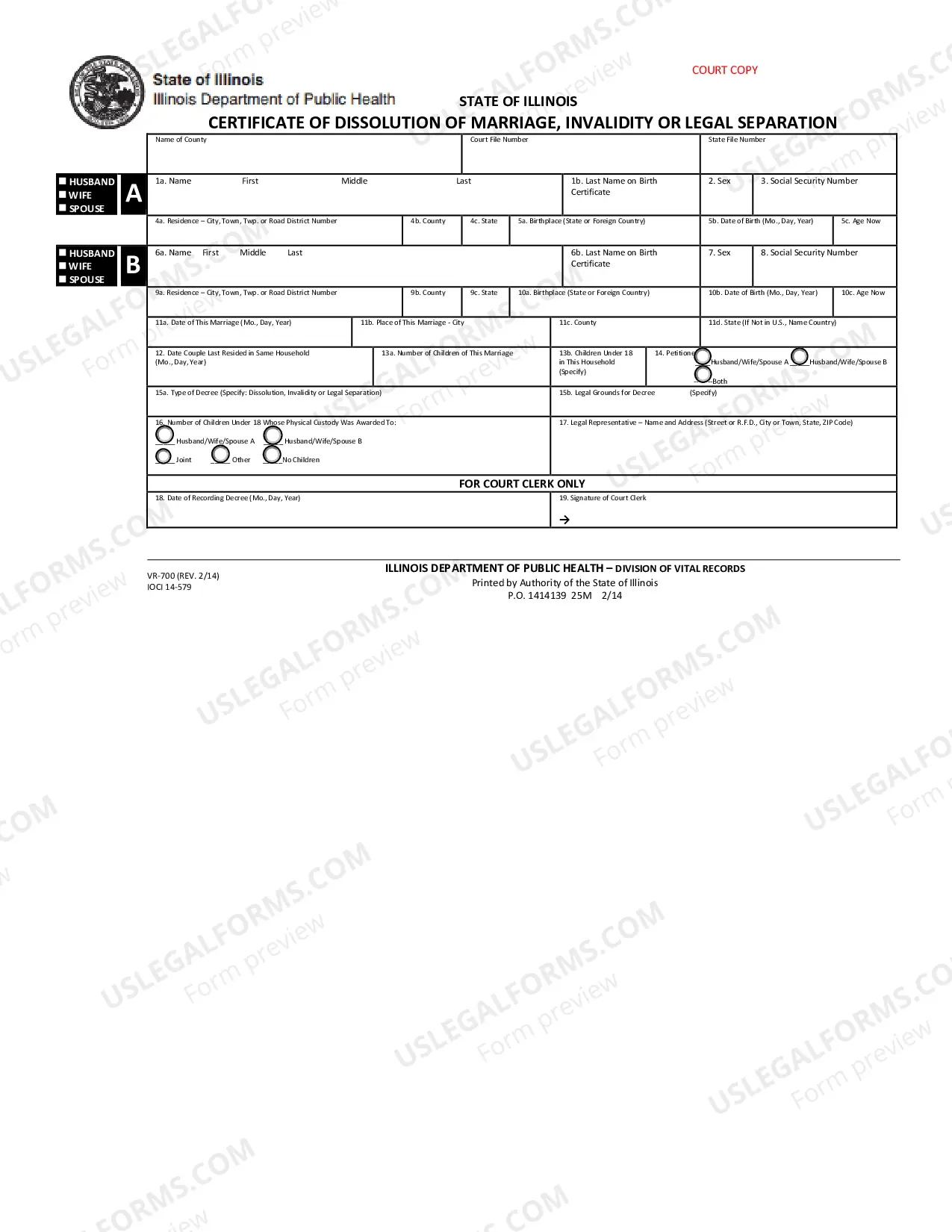 Preview Certificate of Dissolution