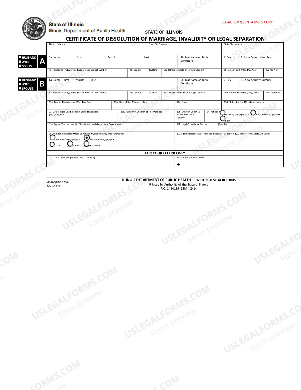 Preview Certificate of Dissolution