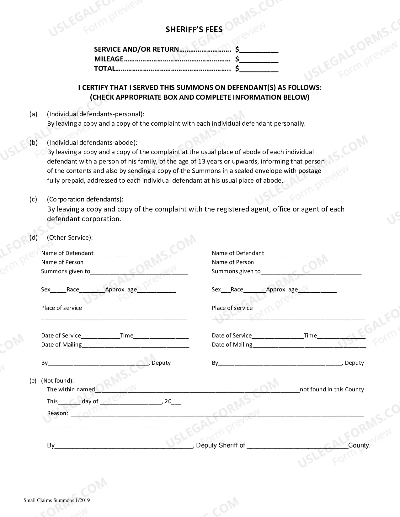 Preview Arbitration Summons