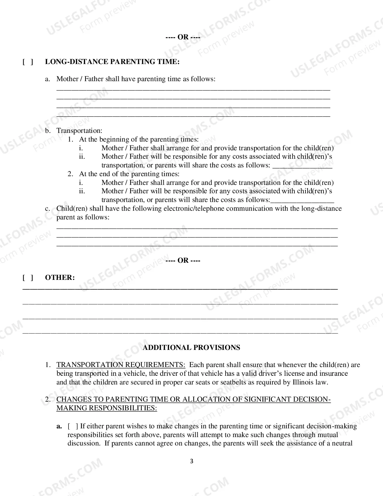 Preview Parenting Order