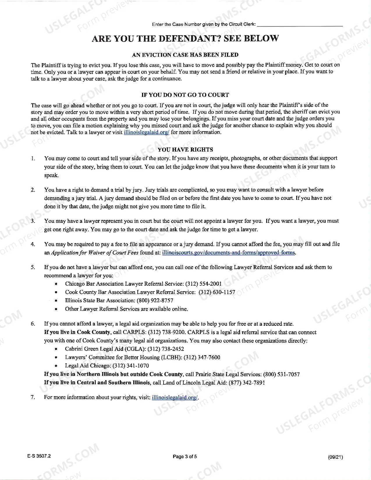 Preview Summons In Forcible Entry and Detainer