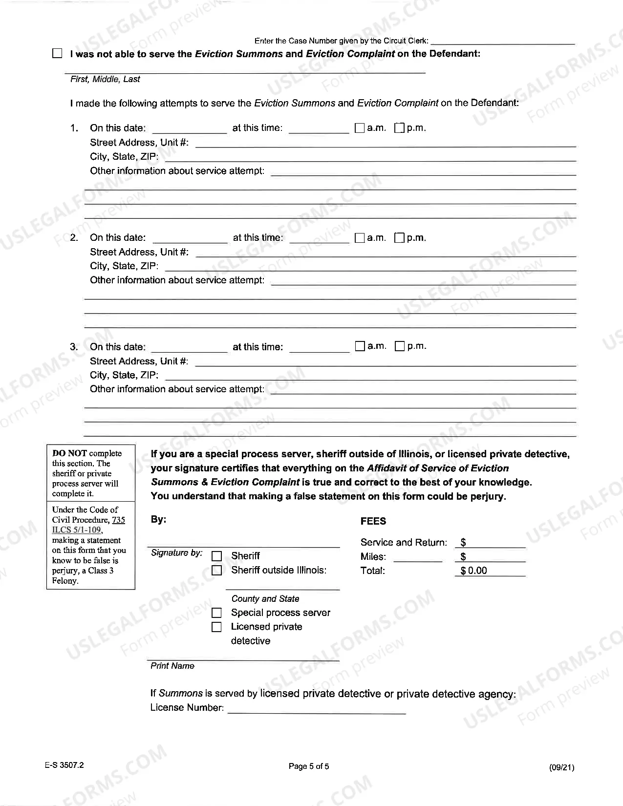 Preview Summons In Forcible Entry and Detainer