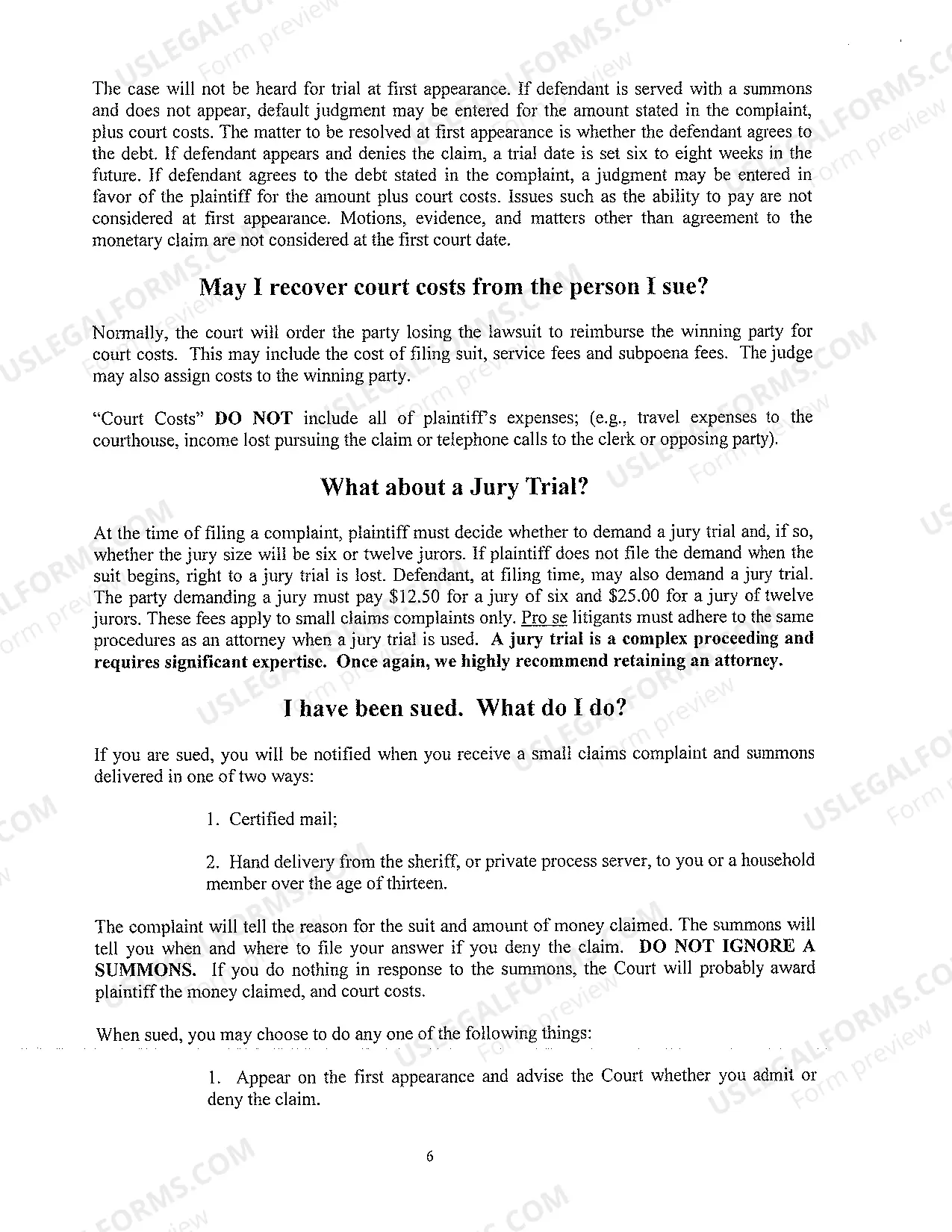Preview Small Claims Manual