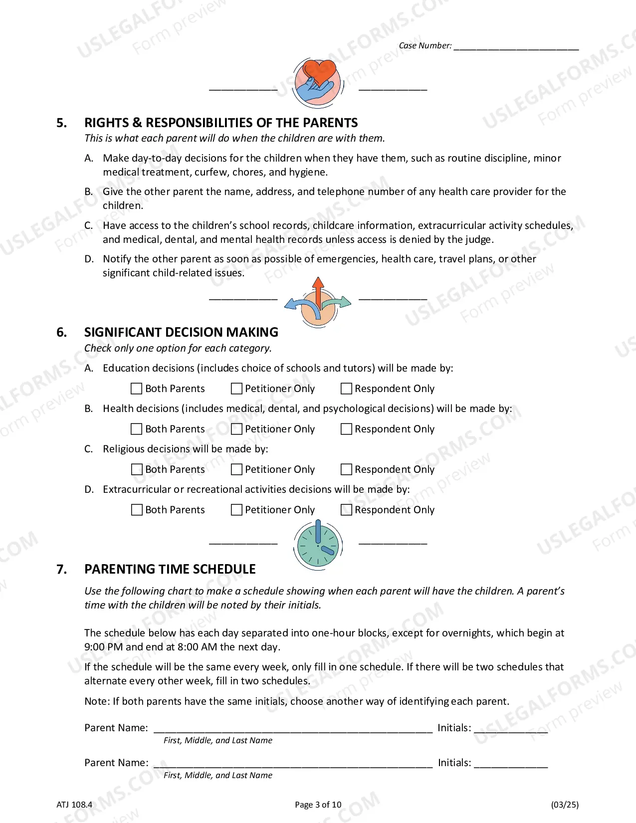 Preview Parenting Plan