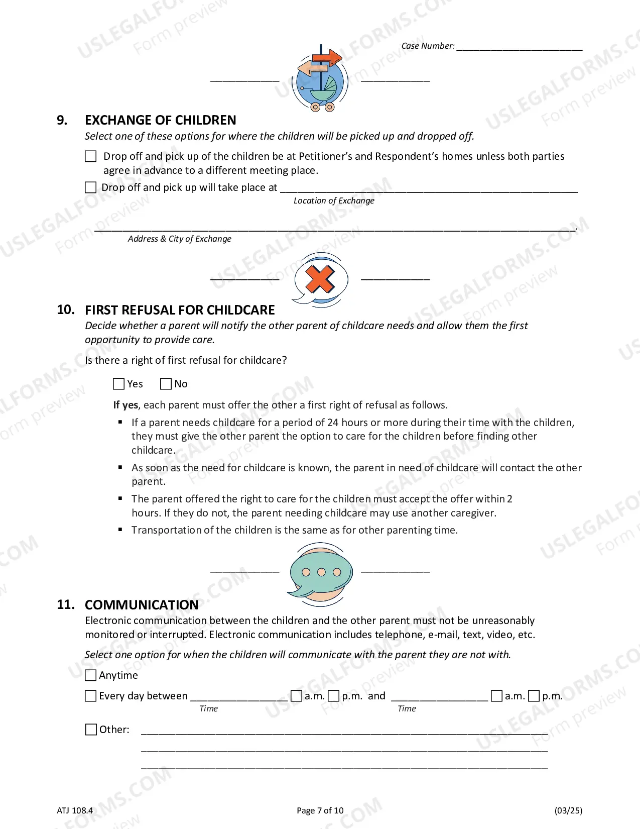 Preview Parenting Plan