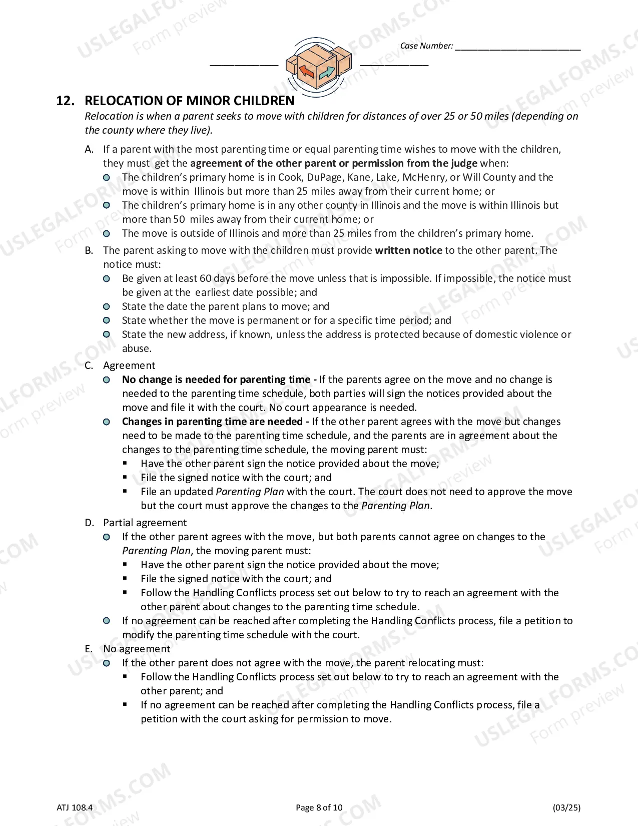 Preview Parenting Plan