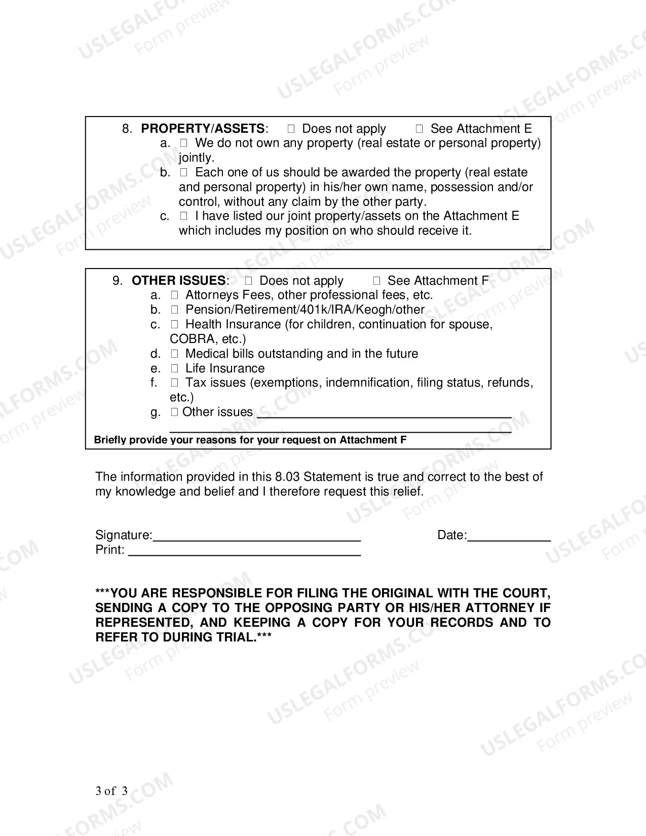 Preview Local Rule 8.03 Position Statement-Civil Union