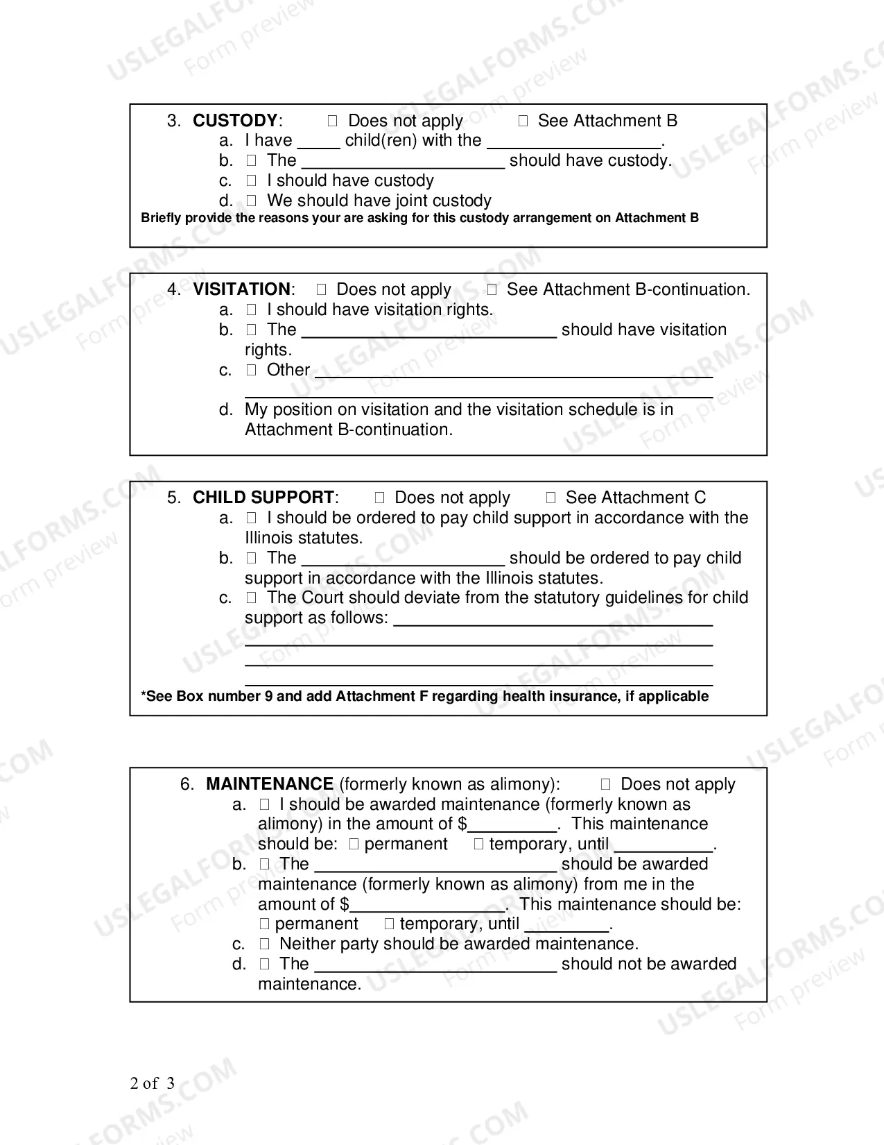 Preview Local Rule 8.03 Position Statement-Marriage