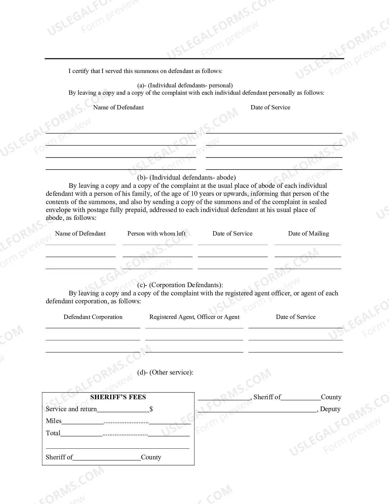 Preview Arbitration Case Summons (attorney)