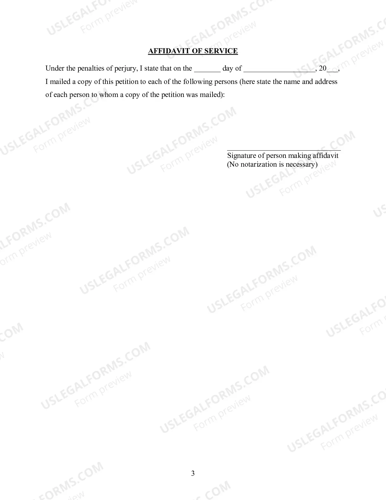 Preview Termination of Guardianship Packet
