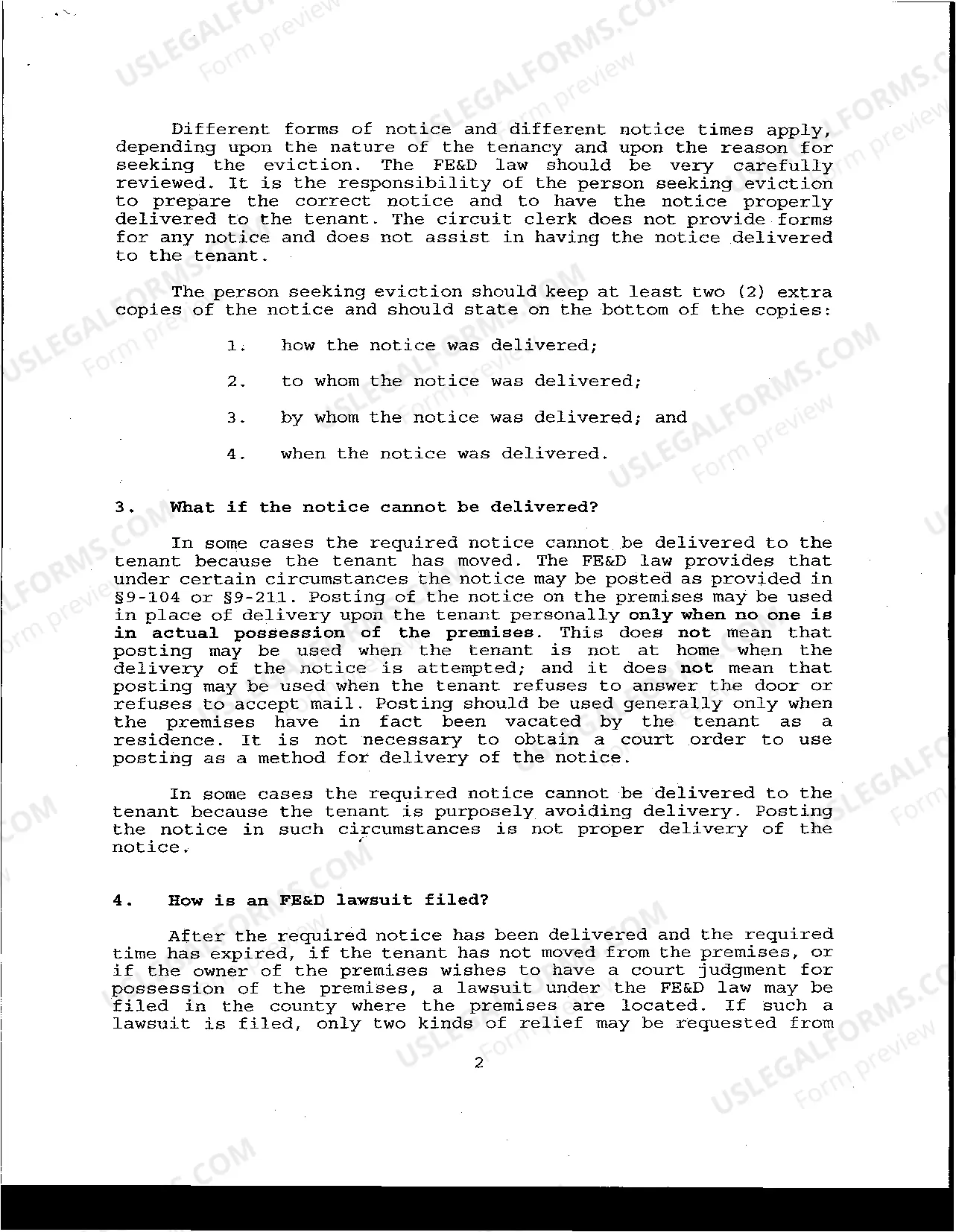 Preview Litigants Guide to FE&D