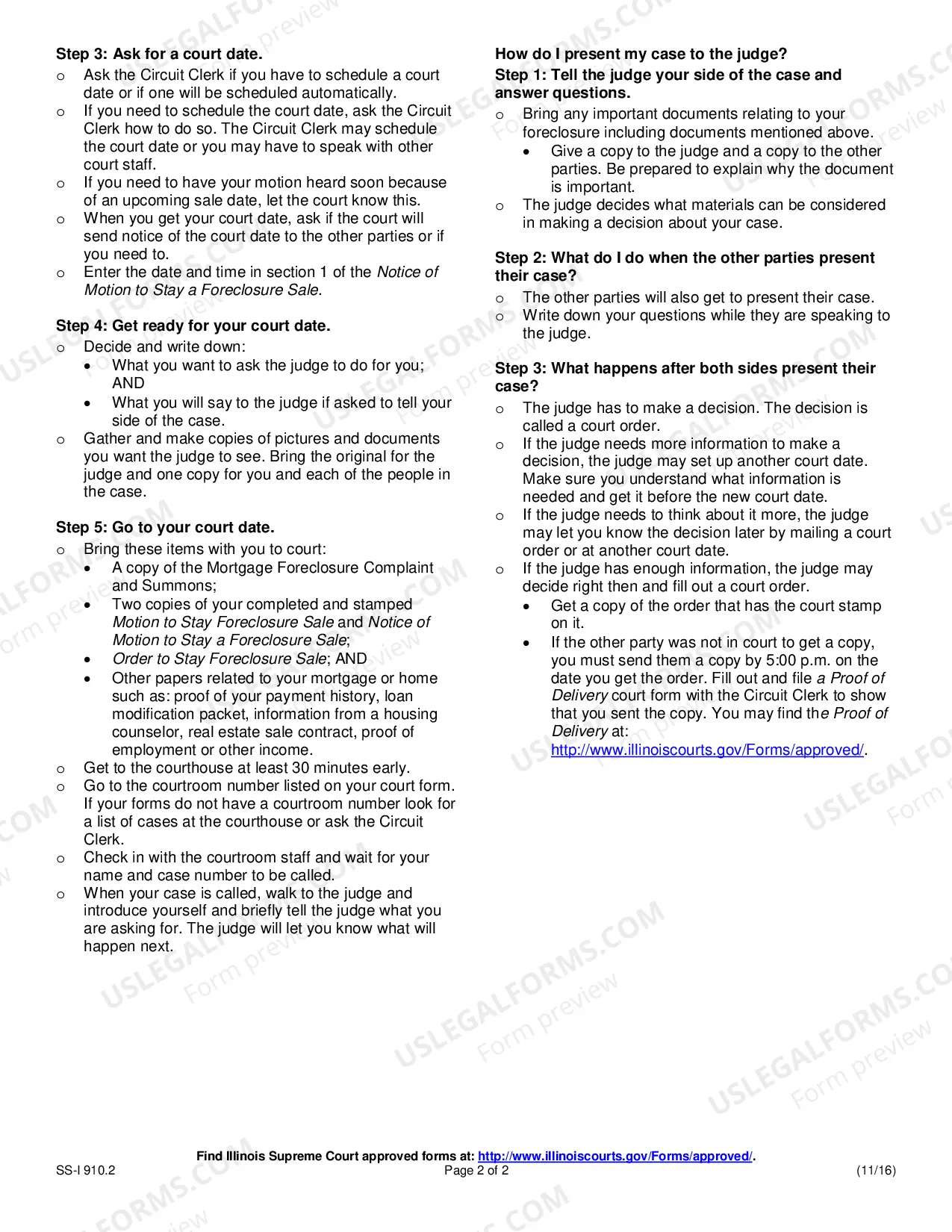 Preview Motion to Stay Foreclosure Sale