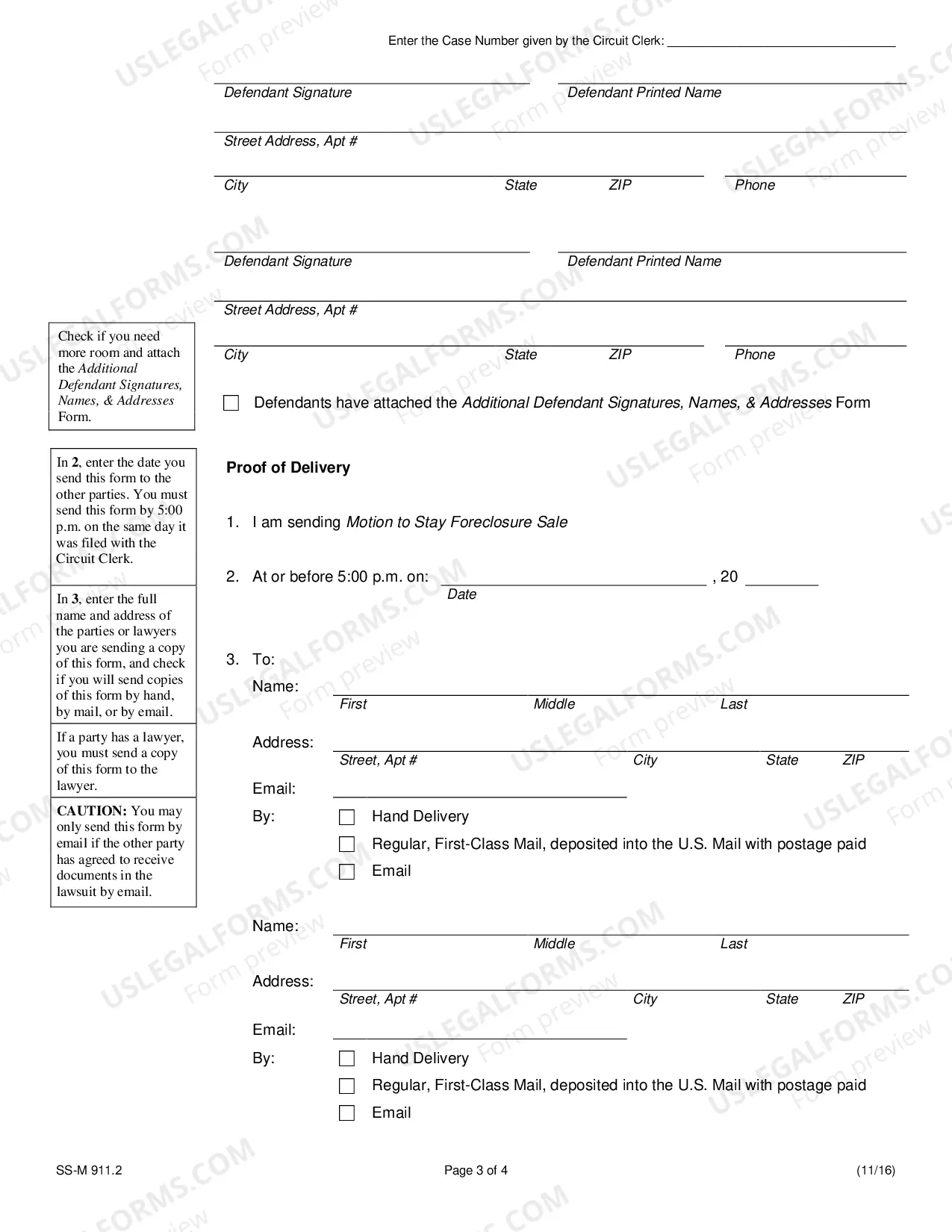 Preview Motion to Stay Foreclosure Sale