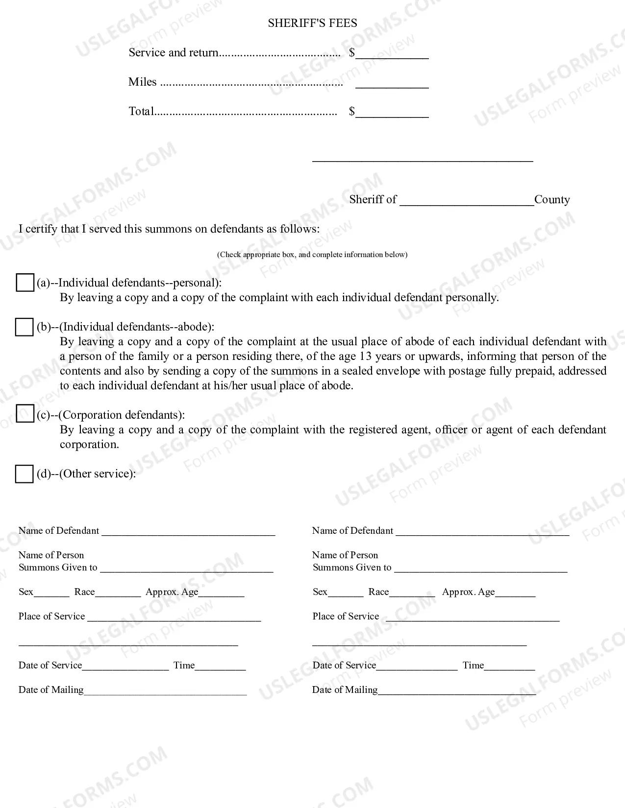 Preview Summons-Illinois Marriage and Dissolution Of Marriage act