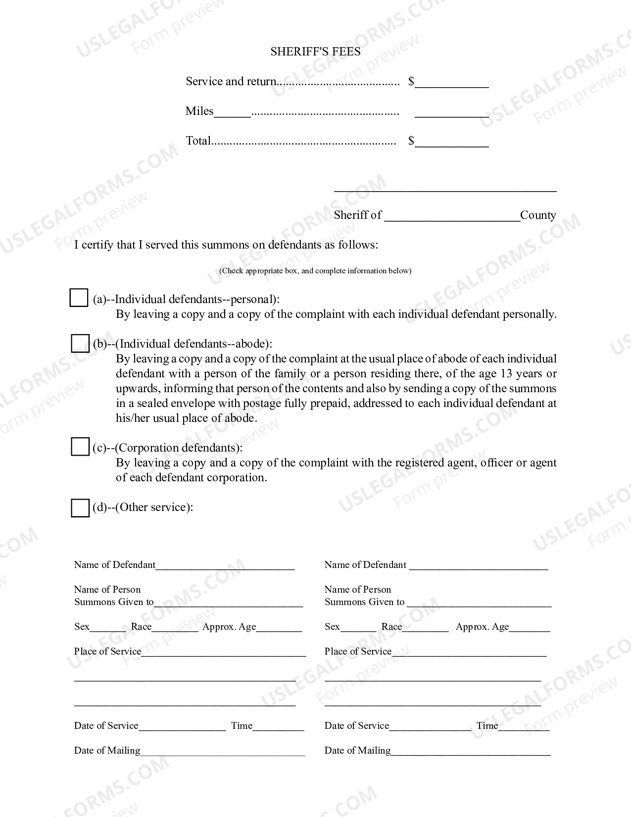 Preview Summons Residential Foreclosure Mediation