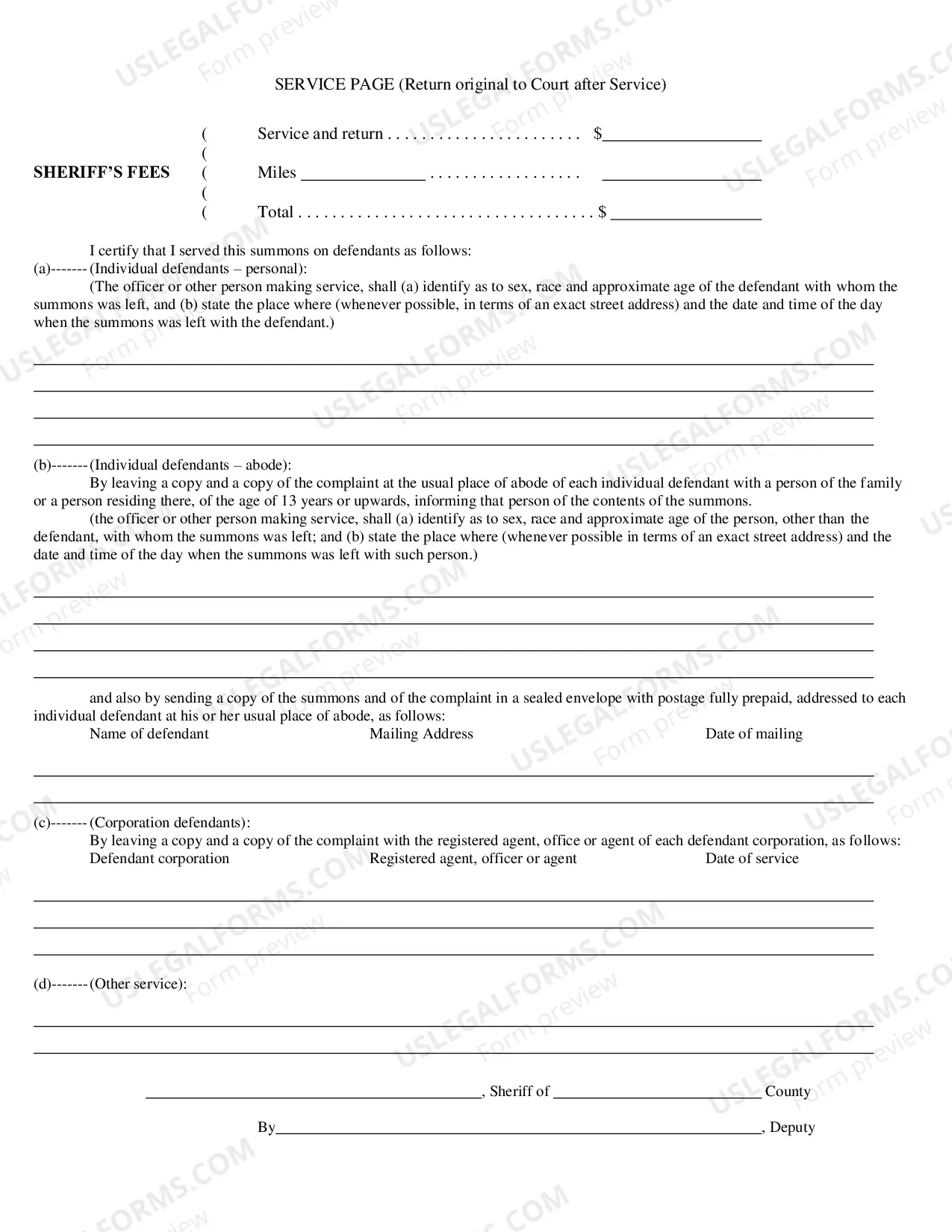 Preview affidavit For Wage Deduction Order With Interrogatories