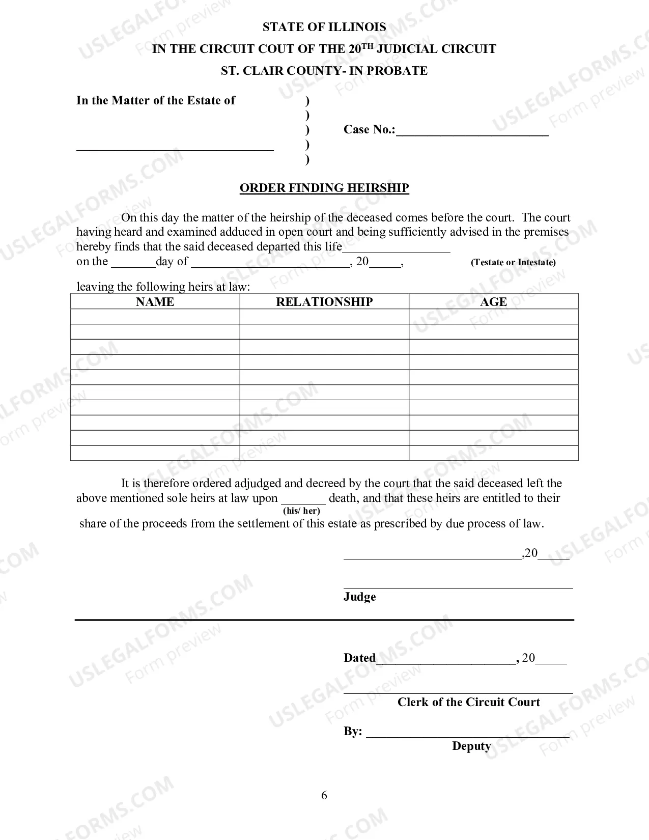 Preview Petition For Letters Of Administration