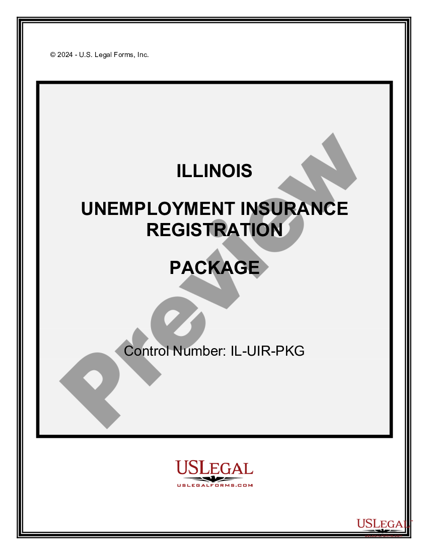 Illinois Unemployment Insurance Registration Package Department Of