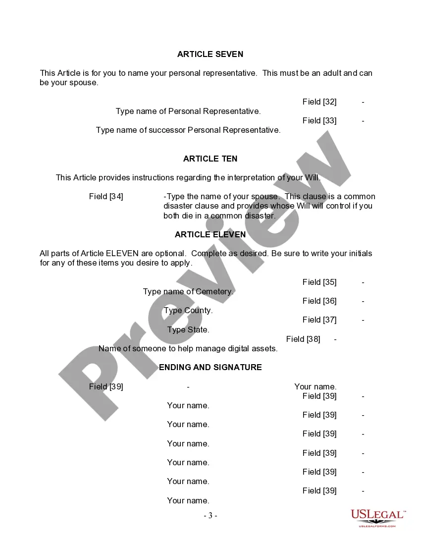 Preview Mutual Wills Package with Last Wills and Testaments for Married Couple with Adult Children