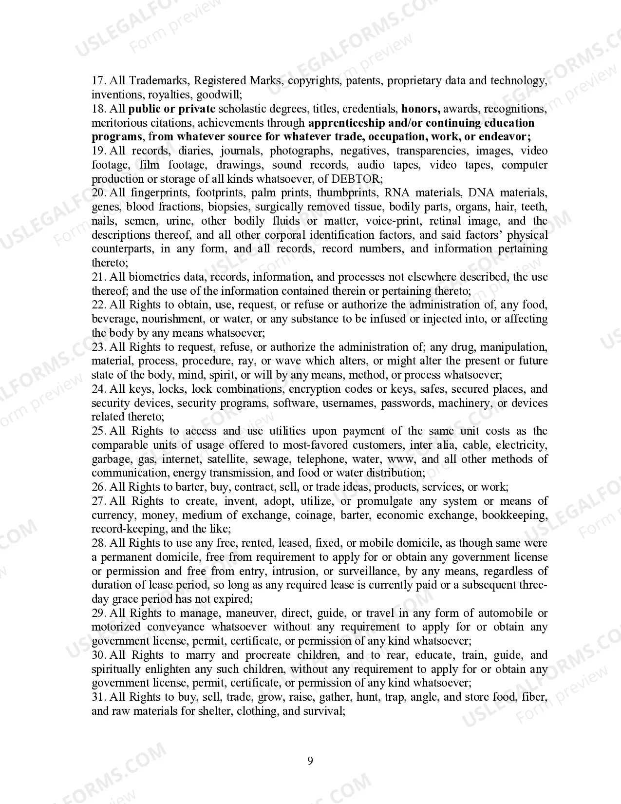 Preview Commercial Security Agreement