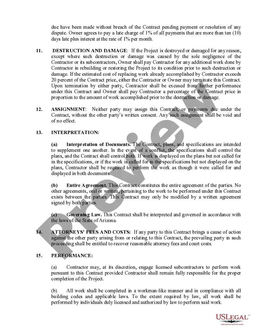 Preview Fencing Contract for Contractor
