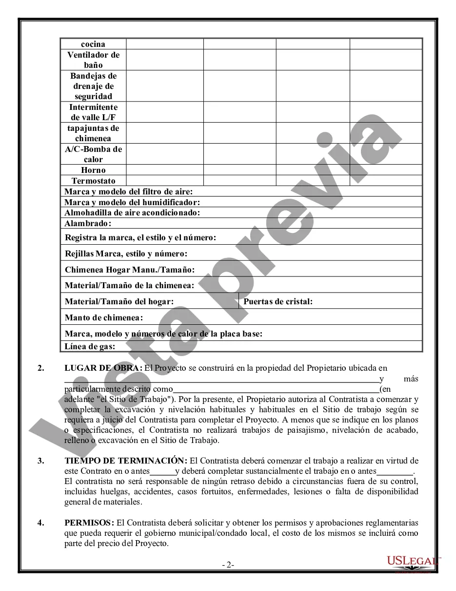 Preview Contrato HVAC para contratista