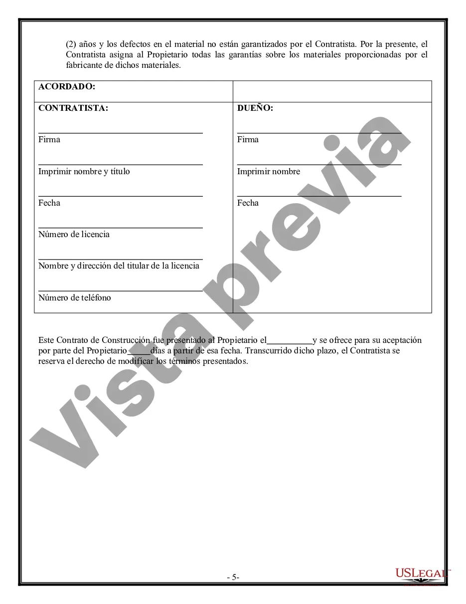 Preview Contrato de excavadora para contratista