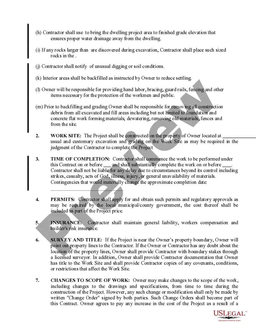Get Excavator Contract for Contractor Preview Excavator Contract for Contractor