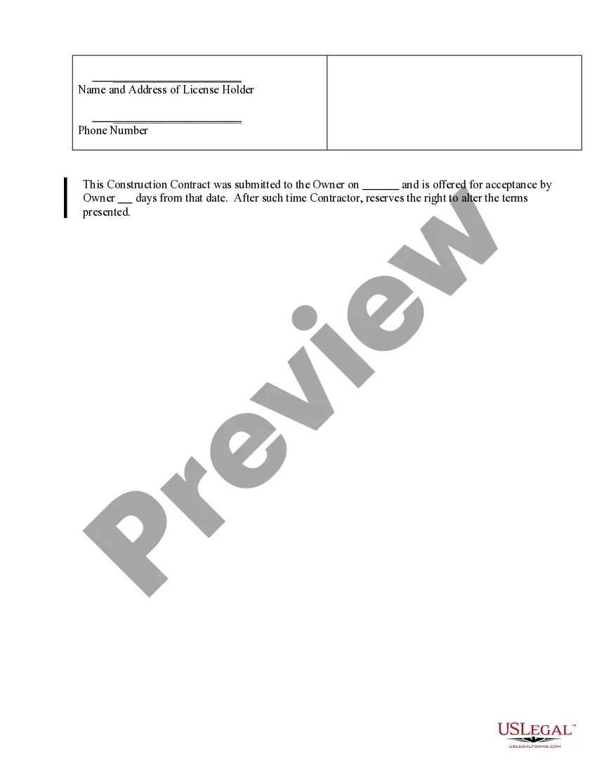 Preview Framing Contract for Contractor