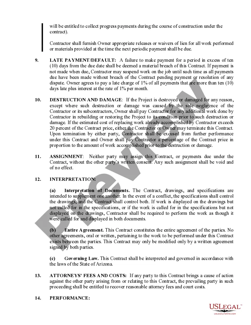 Preview Insulation Contract for Contractor