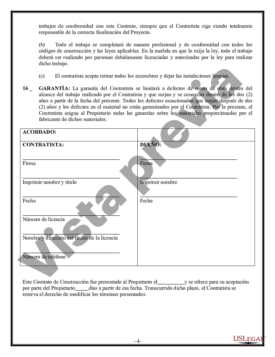 Preview Contrato de Drenaje para Contratista