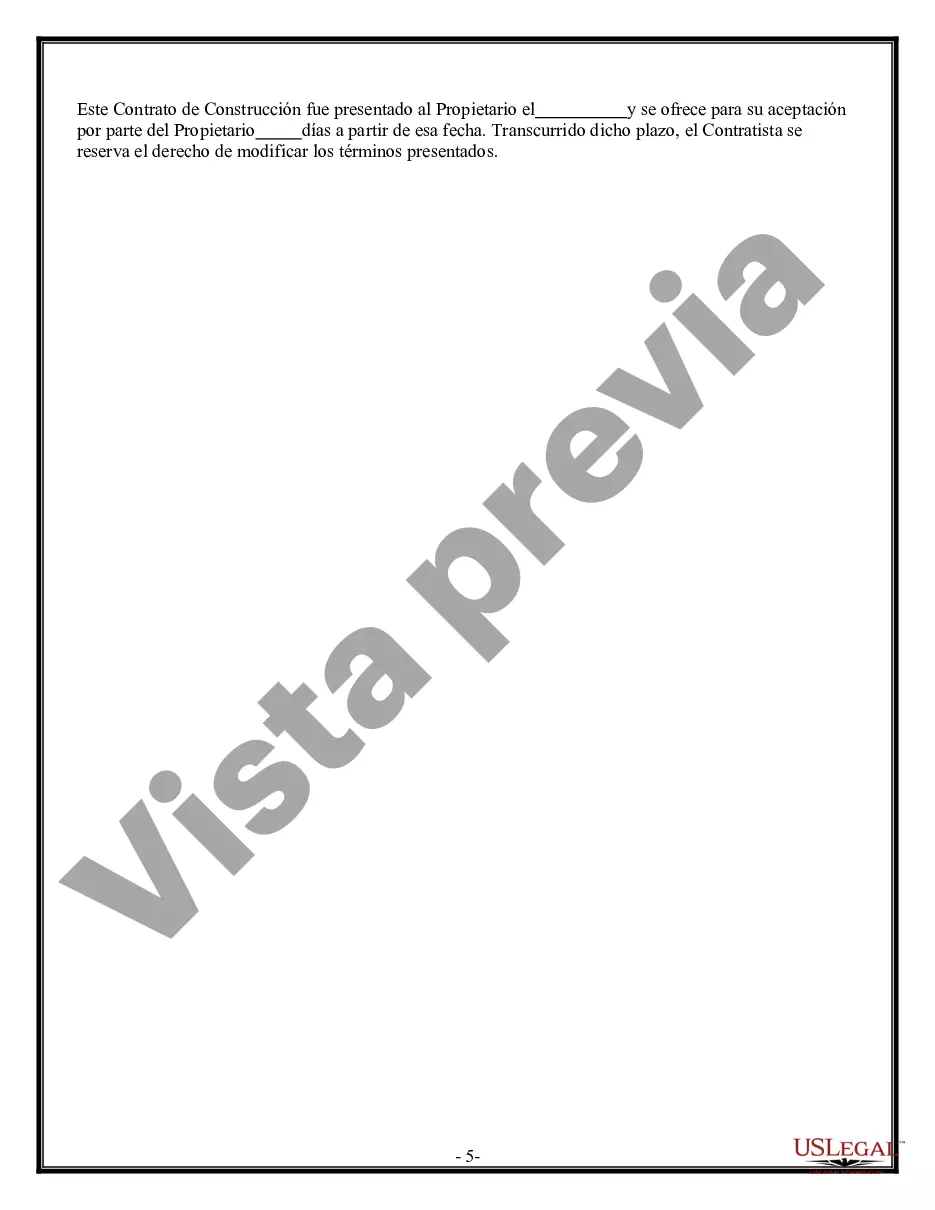 Preview Contrato de albañil para contratista