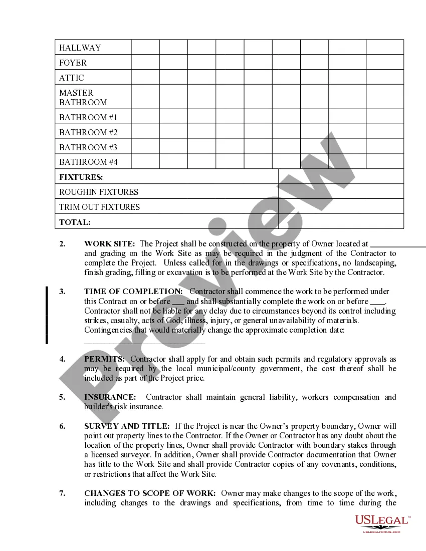 Preview Electrical Contract for Contractor