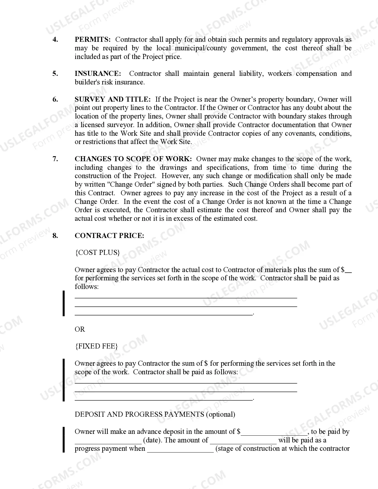 Preview Sheetrock Drywall Contract for Contractor