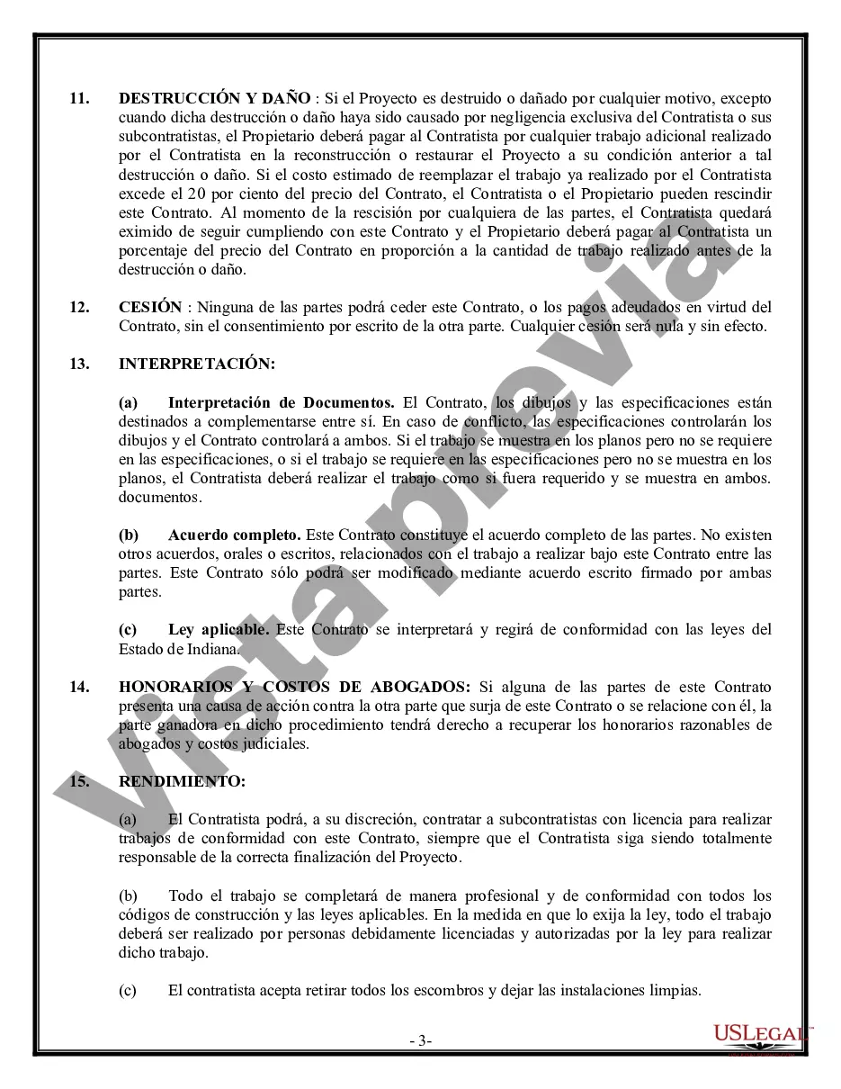 Preview Costo del contrato de construcción más o tarifa fija