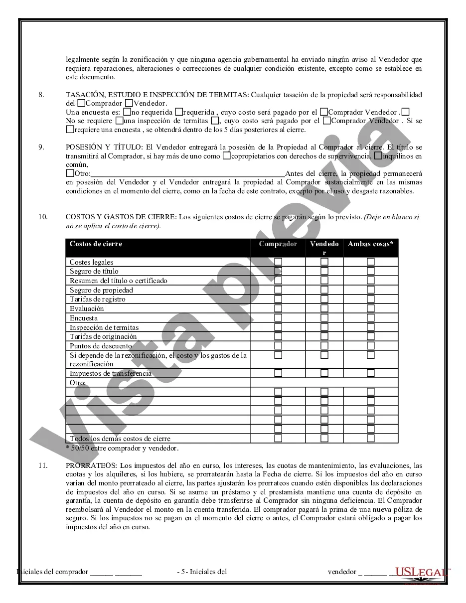 Preview Contrato de Compraventa de Bienes Inmuebles sin Corredor para Acuerdo de Venta de Casa Residencial