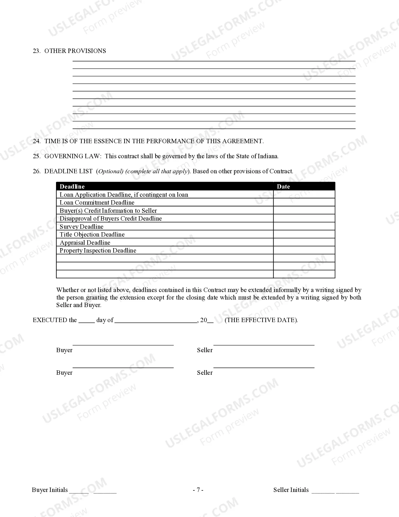 Preview Contract for Sale and Purchase of Real Estate with No Broker for Residential Home Sale Agreement