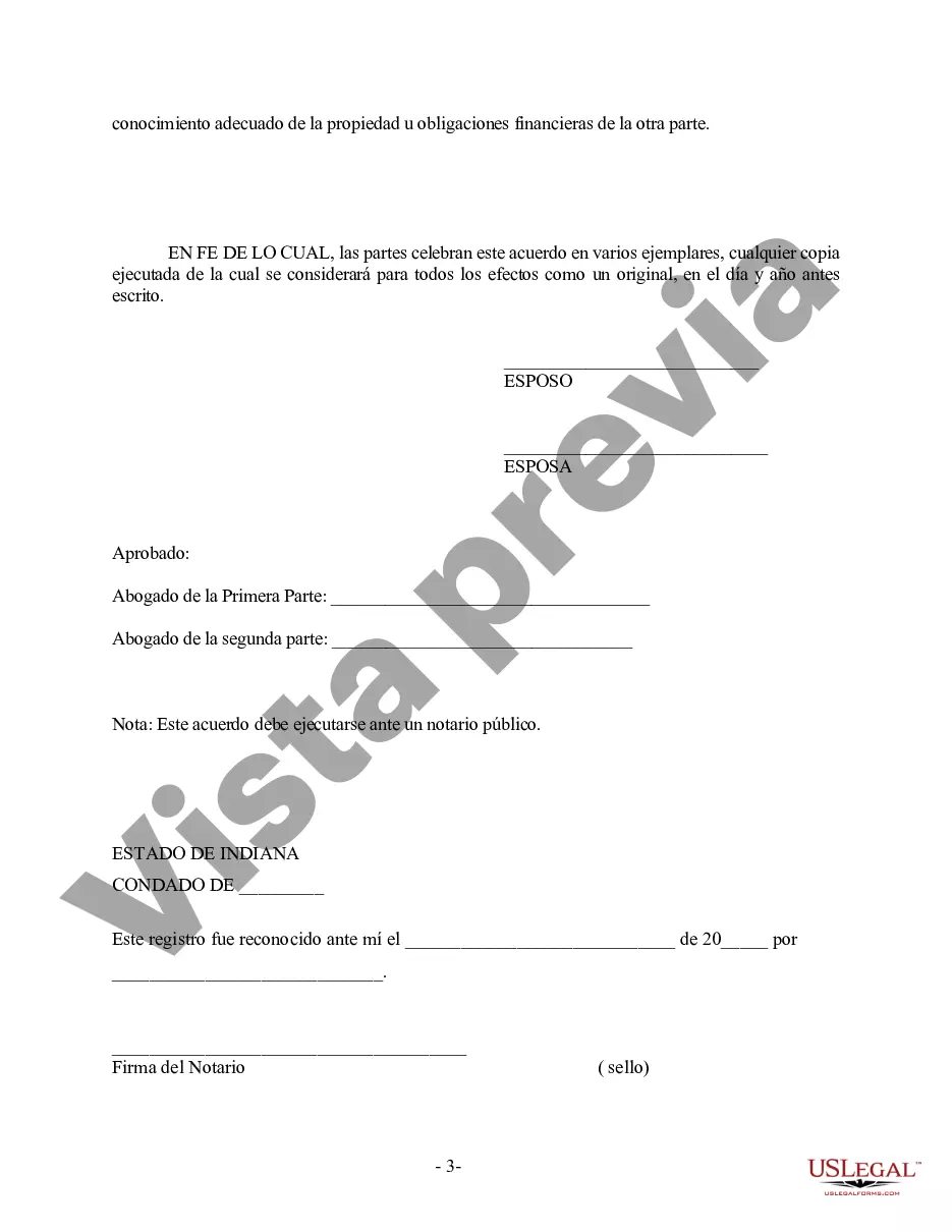 Preview Enmienda al Acuerdo Prenupcial o Prematrimonial