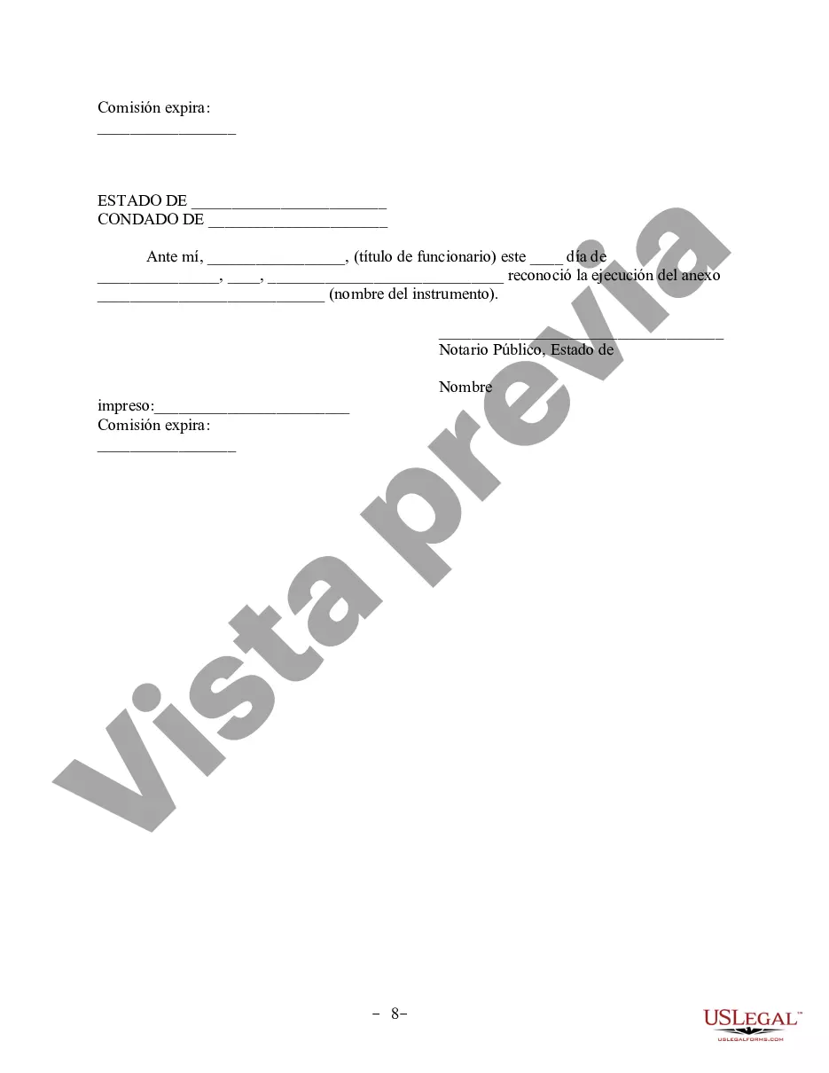 Preview Acuerdo de propiedad posnupcial - Indiana