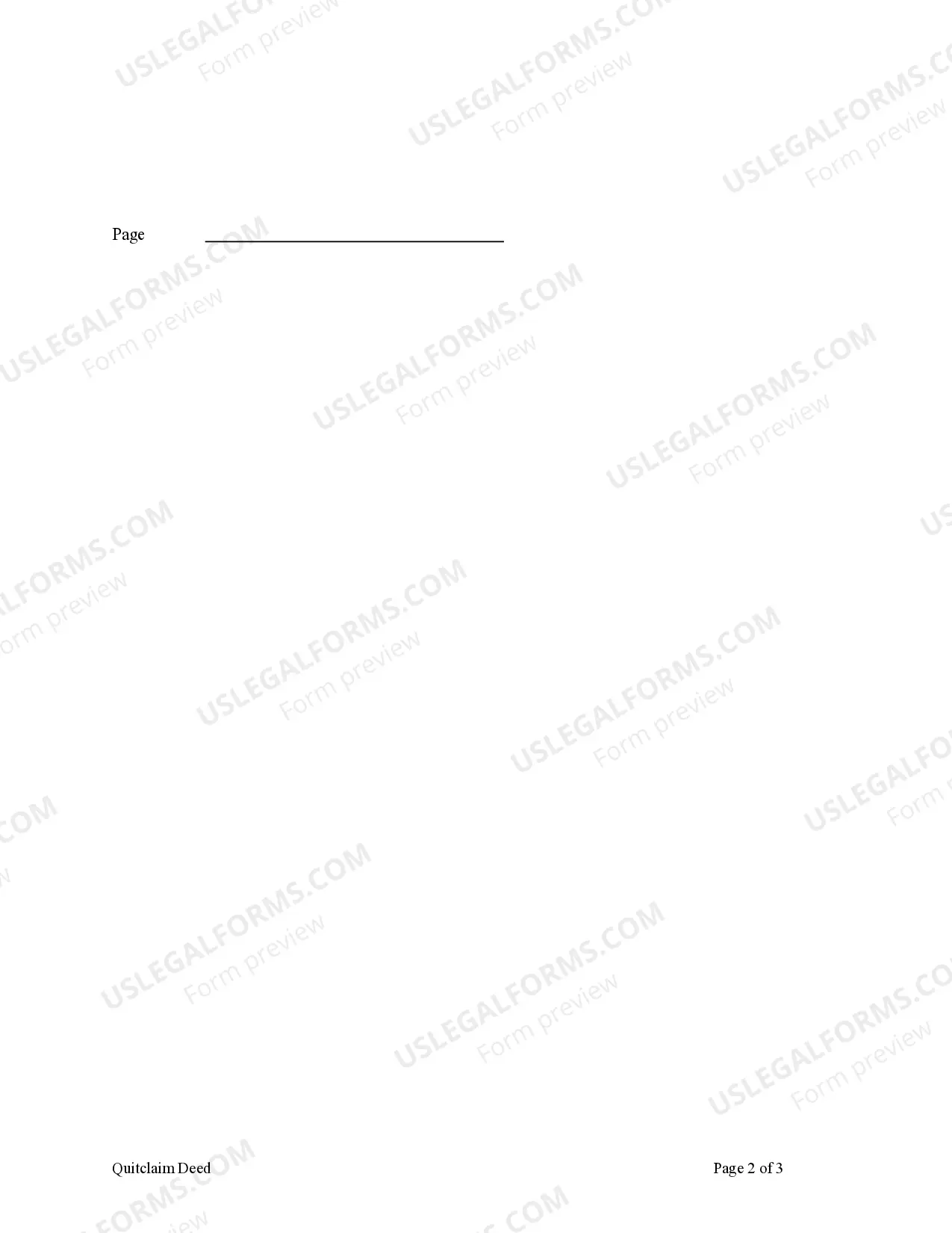 Preview Quitclaim Deed - Two Individuals to a Revocable Trust