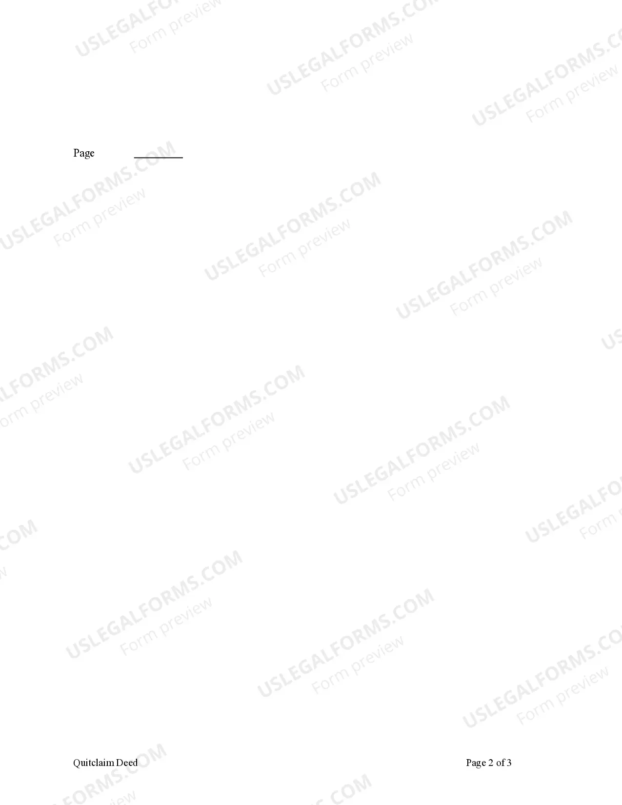 Preview Quitclaim Deed - Non-Profit Organization to an Individual