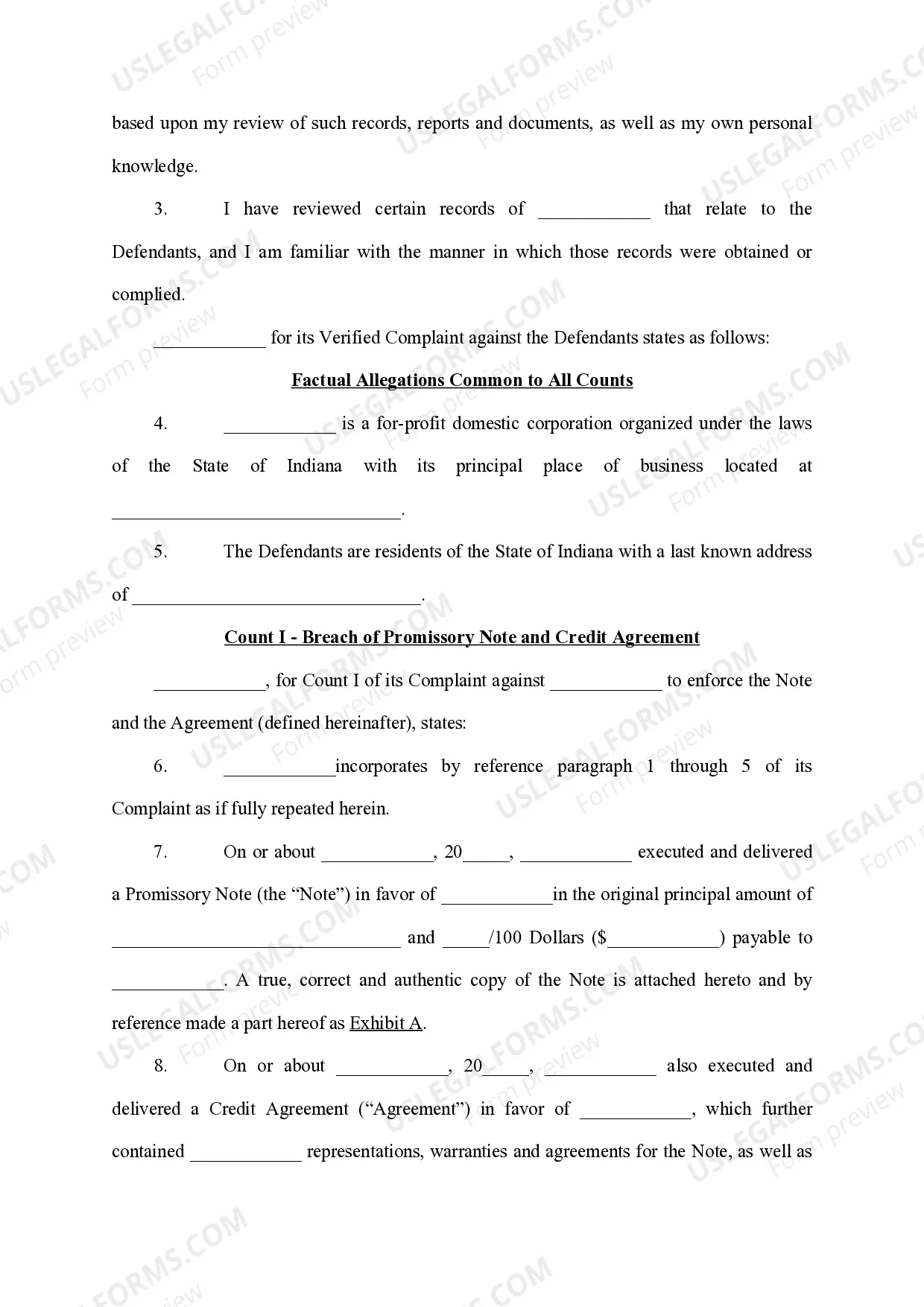 Preview Verified Complaint