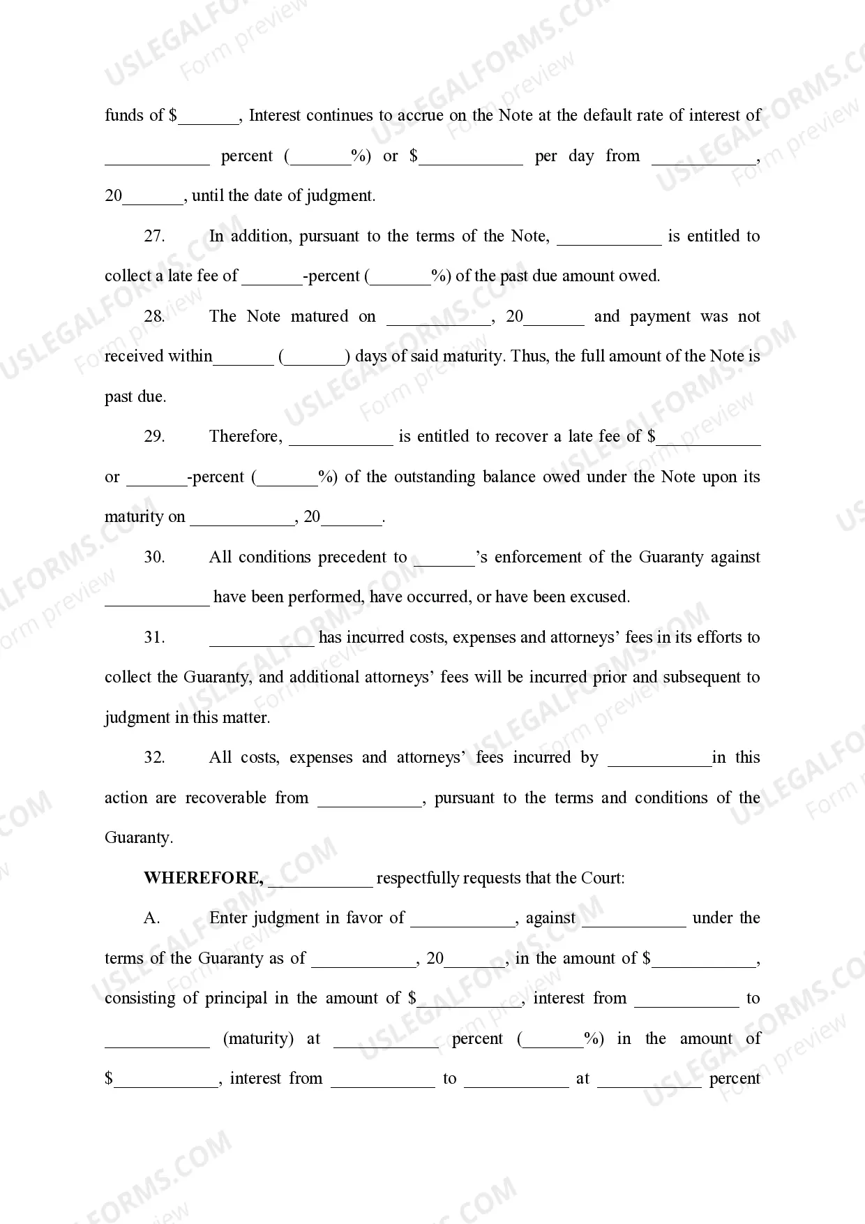 Preview Verified Complaint