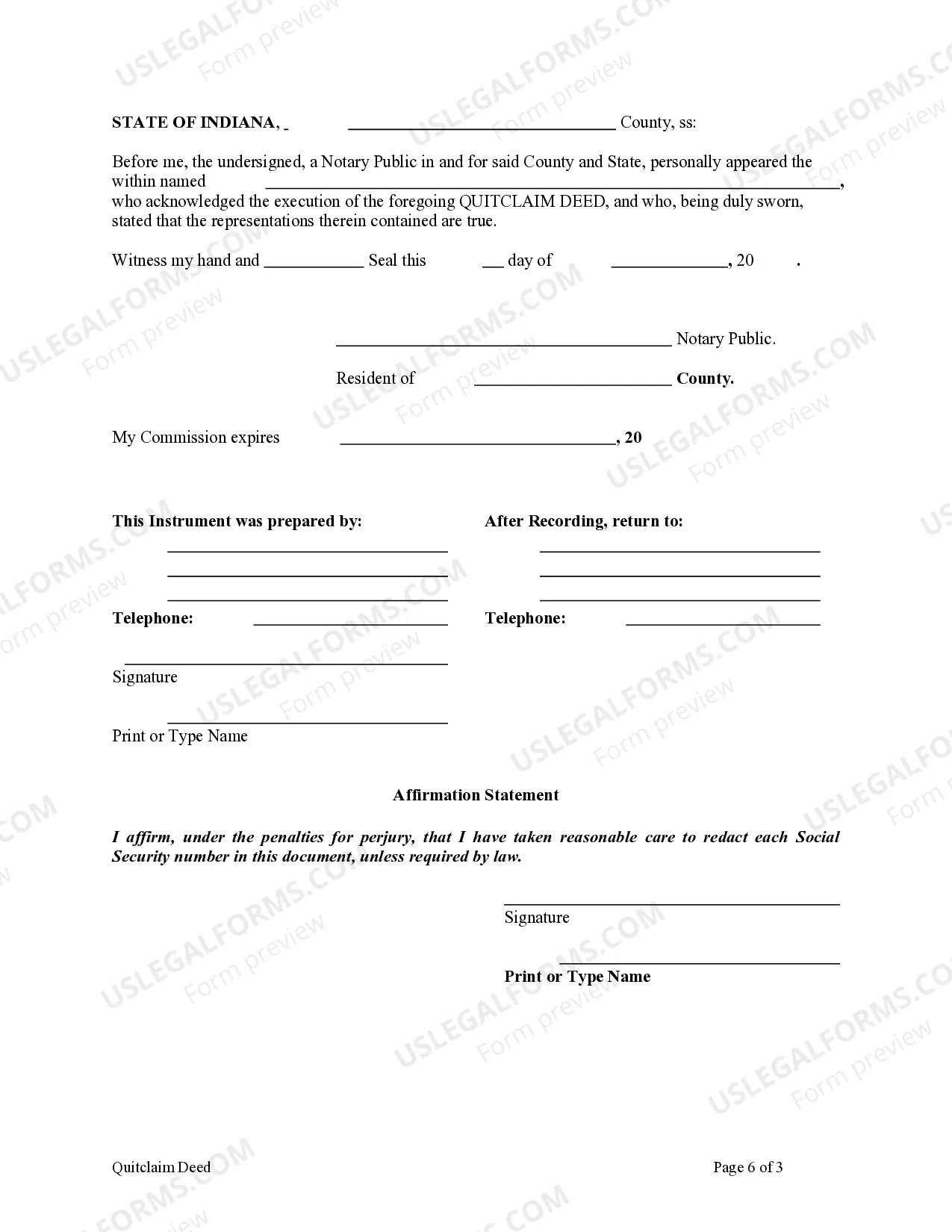 Preview Quitclaim Deed by Two Individuals to Husband and Wife