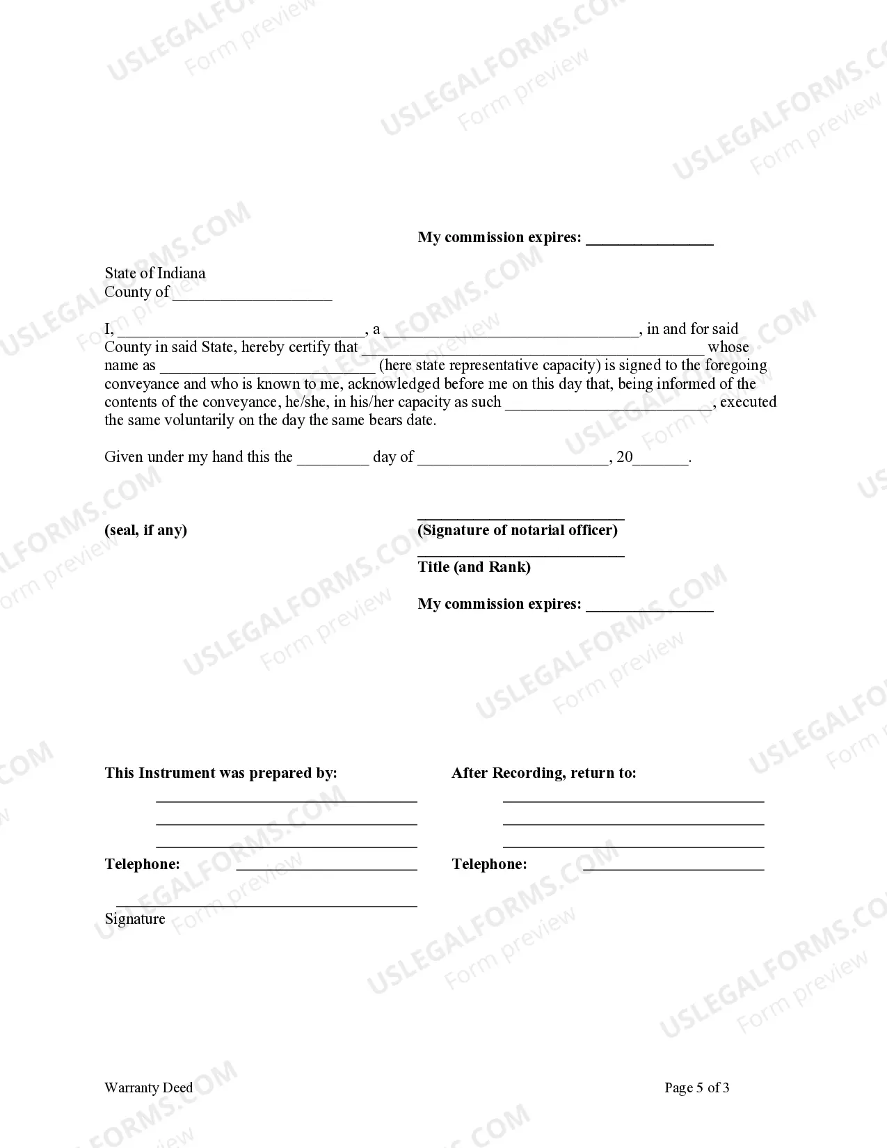 Preview Warranty Deed - Two Individuals, or Husband and Wife, as Grantors, both by attorney in fact, to an individual Grantee