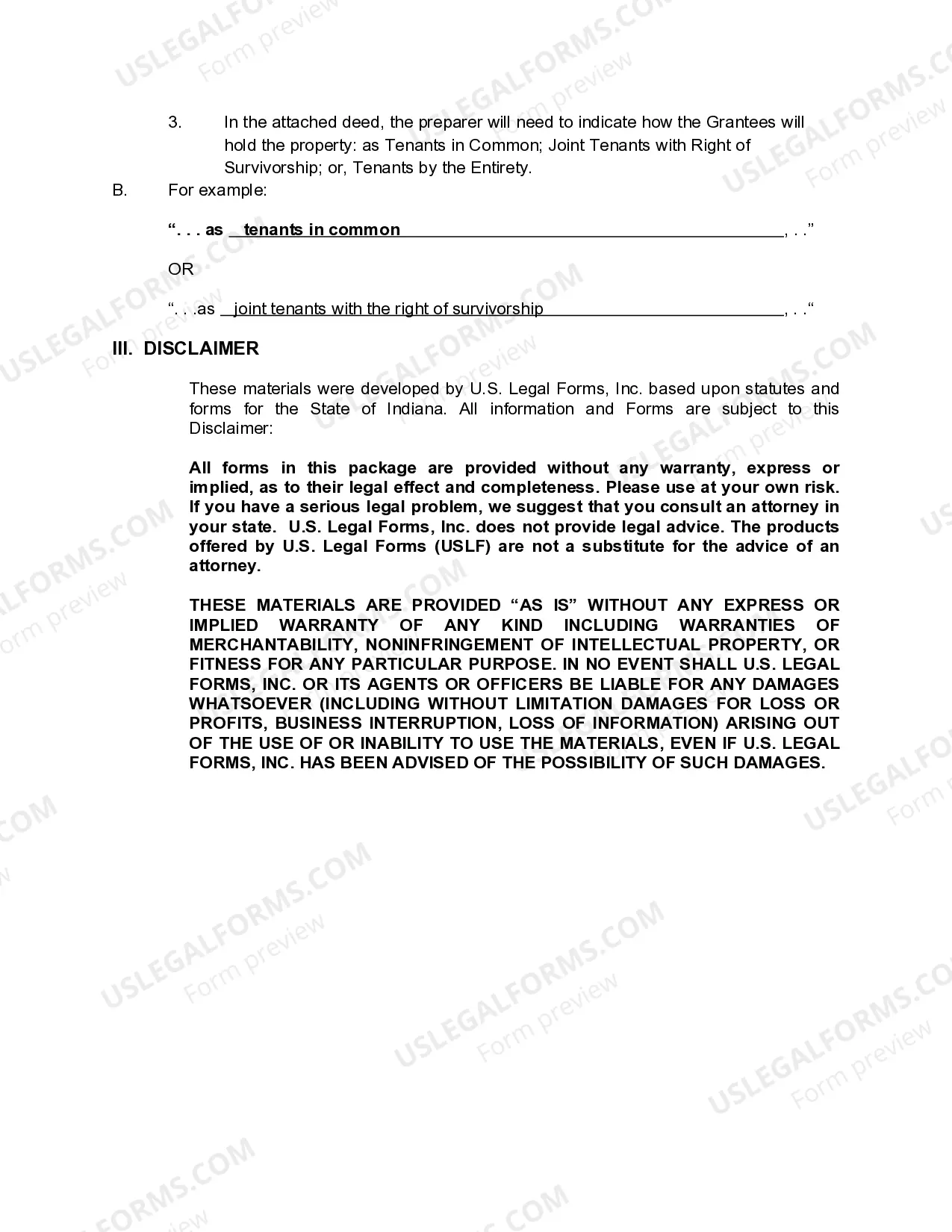Preview Quitclaim Deed from Husband and Wife / Two Individuals to Two Individuals