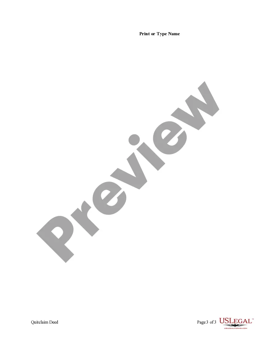 Preview Quitclaim Deed from a Limited Liability Company to Two Individuals / Husband and Wife.