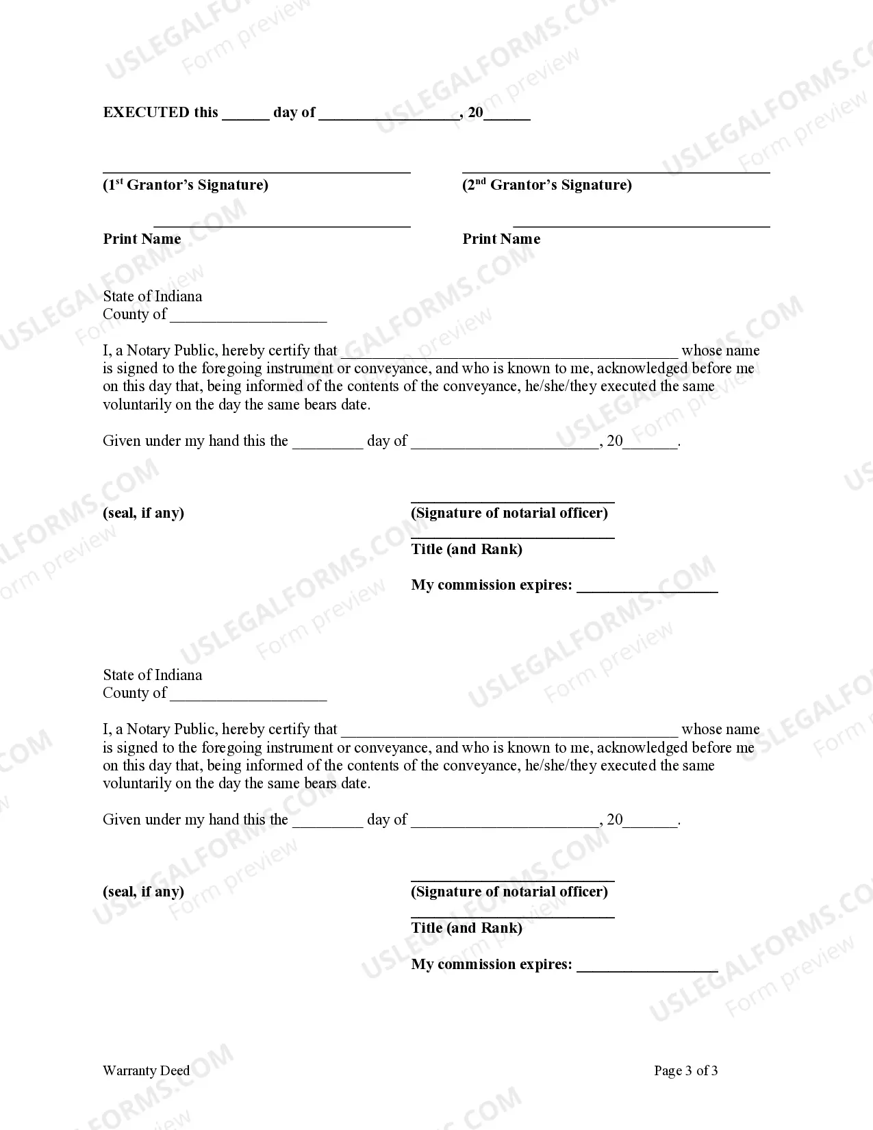 Preview Warranty Deed from Husband and Wife to Corporation