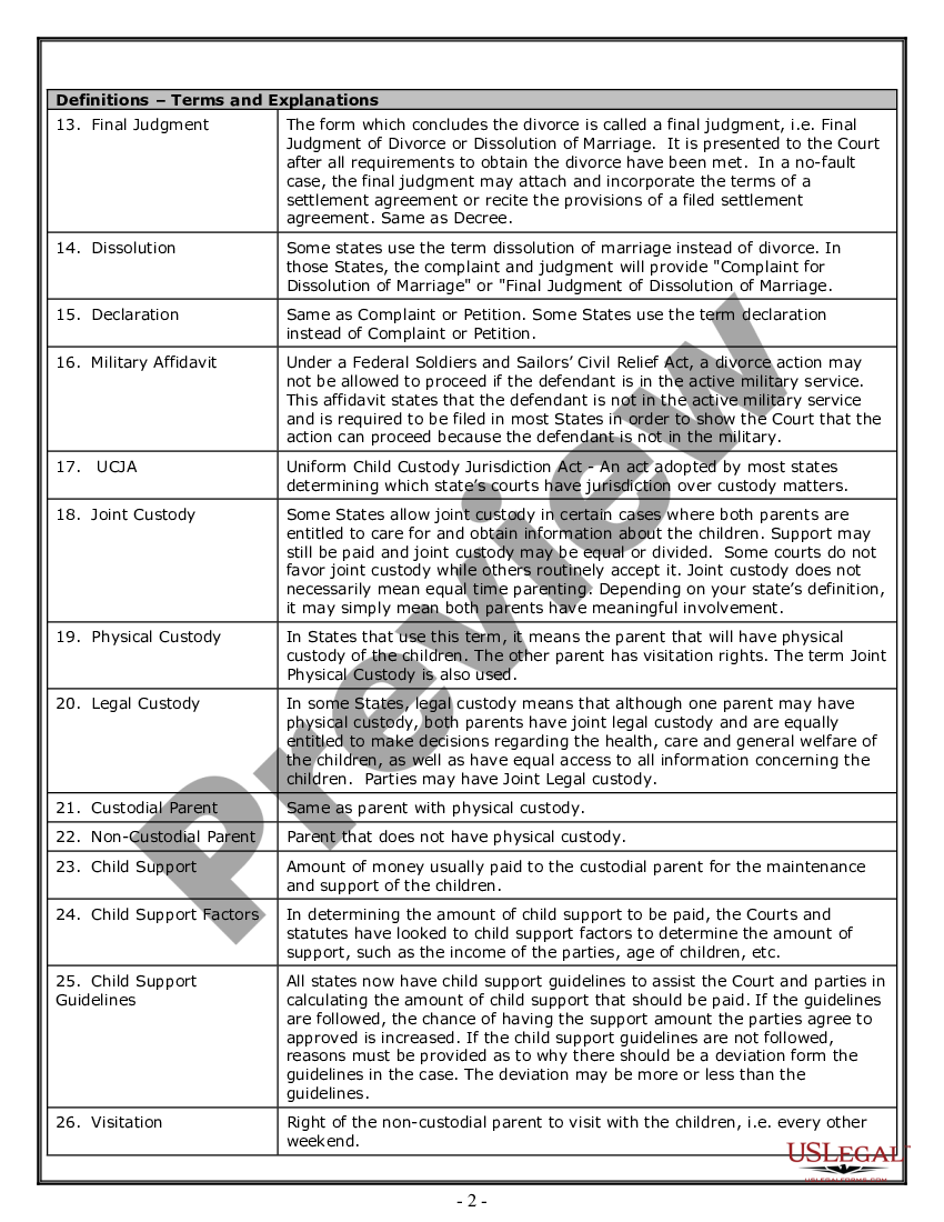 indiana divorce worksheet and law summary for contested or uncontested case of over 25 pages indiana divorce asset worksheet us legal forms