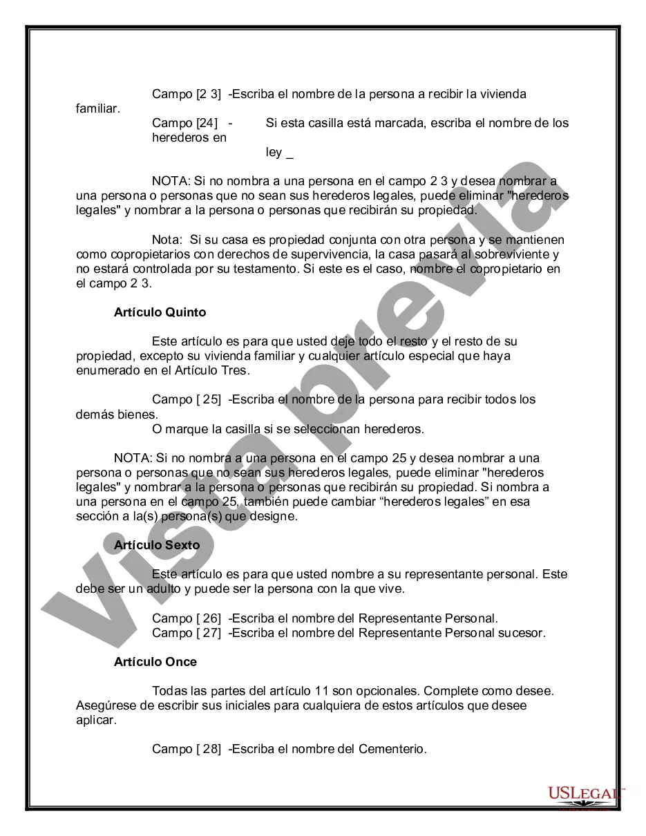 Preview Testamentos mutuos que contienen última voluntad y testamentos para personas solteras que viven juntas sin hijos